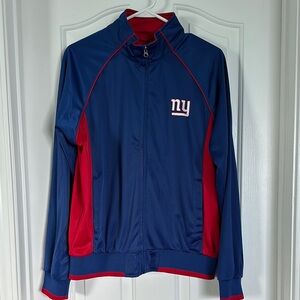 NY Giants Blue and Red Track Jacket